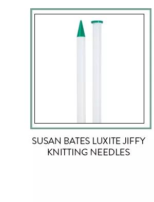 Susan Bates Luxite Jiffy Knitting Needles.