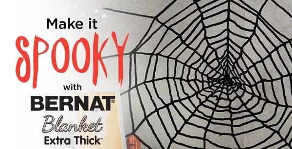 Make it Spooky with Bernat Extra Thick.