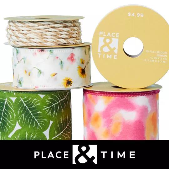 Place and Time Spring Ribbon and Bows.