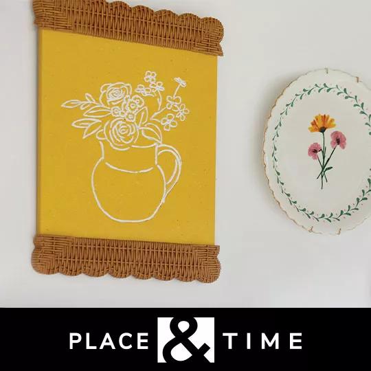 Place and Time Spring Decor.